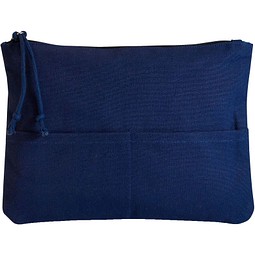 Citizen Green Zipzip Zubehörtasche aus Bio Baumwolle, navy