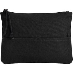 Citizen Green Zipzip Zubehörtasche aus Bio Baumwolle, schwarz