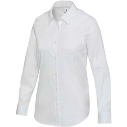 Citrine 185 g/m² Twill Bluse, weiss, XS