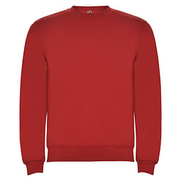 Clasica Sweatshirt mit Rundhalsausschnitt für Kinder, rot, 5/6