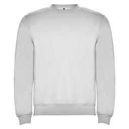 Clasica Sweatshirt mit Rundhalsausschnitt Unisex, Ash white melange, M