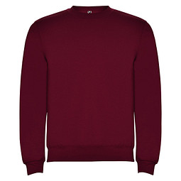Clasica Sweatshirt mit Rundhalsausschnitt Unisex, Garnet, XL
