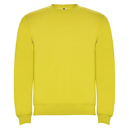 Clasica Sweatshirt mit Rundhalsausschnitt Unisex, gelb, M