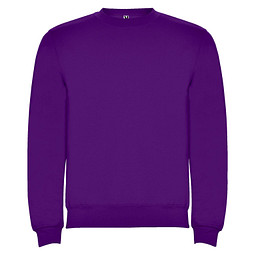 Clasica Sweatshirt mit Rundhalsausschnitt Unisex, lila, L
