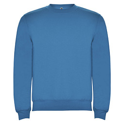 Clasica Sweatshirt mit Rundhalsausschnitt Unisex, Ozeanblau, M