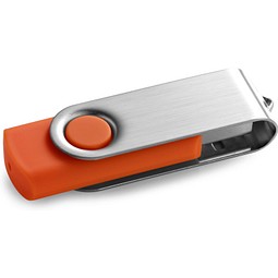 CLAUDIUS 8GB. USB-Stick 8 GB mit Metallclip, Orange