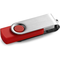 CLAUDIUS 8GB. USB-Stick 8 GB mit Metallclip, Rot