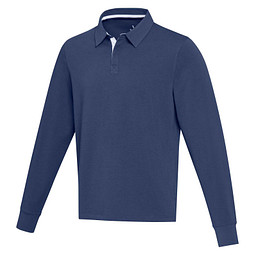 Clyde Rugby Polo Sweatshirt Unisex, navy, 2XL