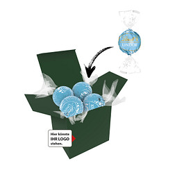 Color Lindor Box - Dunkelgrün - Stracciatella