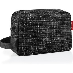 cosmeticpouch M, bouclé black