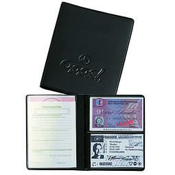 CREATIV-DESIGN Ausweistasche Euro Star, schwarz