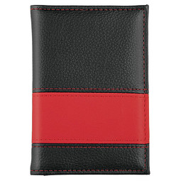 CREATIV-DESIGN Ausweistasche LookPlus, schwarz/rot