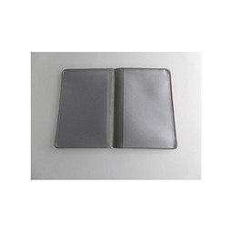 CreativDesign® Ausweistasche 2-fach Velours grau