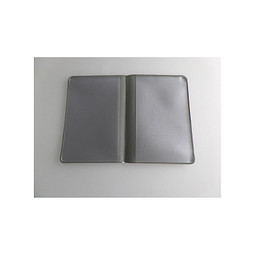 CreativDesign® Ausweistasche 5-fach Veloursfolie grau
