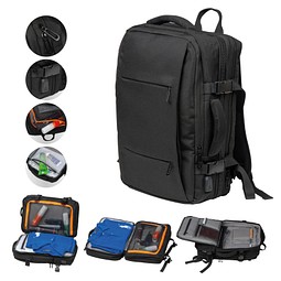 CrisMa Reiserucksack, schwarz