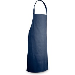 CUMIN. Schürze aus Baumwolltwill (180 g/m²), Dunkelblau