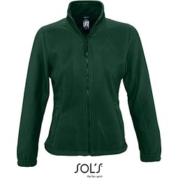 Damen Fleecejacke North, XXL, Fir Green