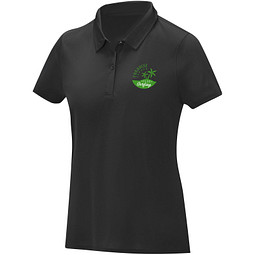 Deimos Poloshirt cool fit mit Kurzärmeln für Damen, schwarz, XS