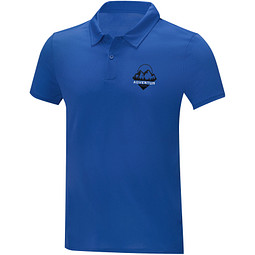 Deimos Poloshirt cool fit mit Kurzärmeln für Herren, blau, L