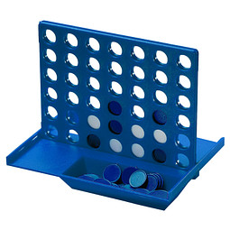 Denkspiel Gewinn mit 4, standard-blau PP