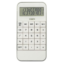 Design-Taschenrechner, weiß