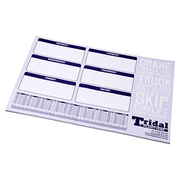 Desk-Mate® A2 Notizblock, 25 Blatt, weiß