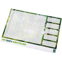 Desk-Mate® A3 recycelter Notizblock, weiss, 25 pages