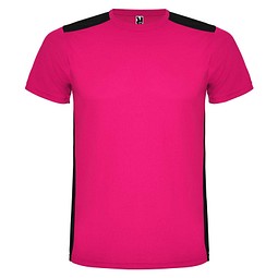 Detroit T-Shirt Unisex, fuchsia / schwarz, S