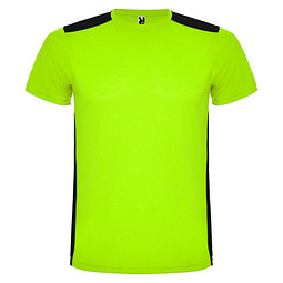 Detroit T-Shirt Unisex, limone / schwarz, L