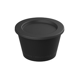 Dipbecher ToGoPlus, 100 ml, schwarz