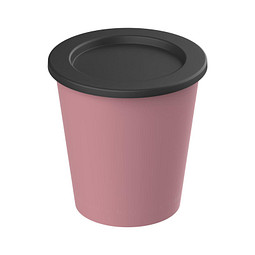 Dipbecher ToGoPlus, 200 ml, raffiniertes rot/schwarz