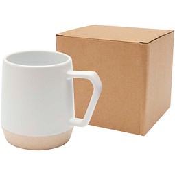 Dolce 300 ml matte Keramiktasse, weiss
