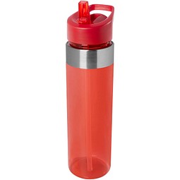 Dylan 650 ml Tritan Flasche mit Ausgussdeckel, rot