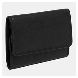 Echtleder-Geldbörse CLUB,schwarz