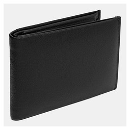 Echtleder-Geldbörse HOLIDAY,schwarz