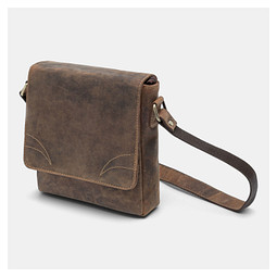 Echtleder-Tasche WILDERNESS,braun