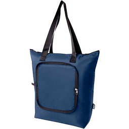 EcoFold faltbare RPET Kühltasche 15 L, navy