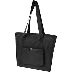 EcoFold faltbare RPET Tragetasche 16 L, schwarz
