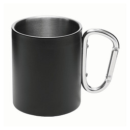 Edelstahl Becher DEEP VALLEY,schwarz