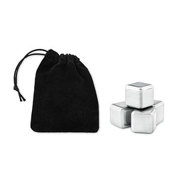 Edelstahl Eiswürfel ICY, Schwarz