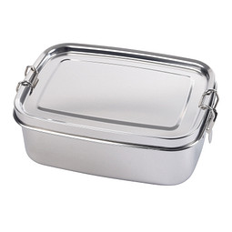 Edelstahl Lunchbox STRONG BREAK,silber