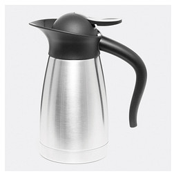 Edelstahl-Vakuum Isolierkanne AWAKE,schwarz, silber