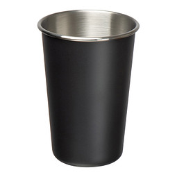 Edelstahlbecher 480ml, schwarz