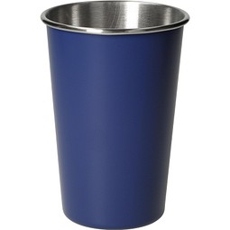 Edelstahlbecher Metallo, 500 ml, blau