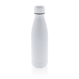 Einfarbige Vakuumisolierte Stainless Steel Flasche, weiß