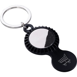 Einkaufswagenlöser Kunststoff mit Caddy-Chip, schwarz