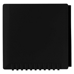 Eiskratzer Quadrat mit Wasserabstreifer, schwarz