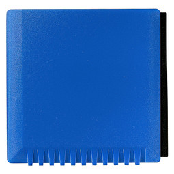 Eiskratzer Quadrat mit Wasserabstreifer, standard-blau PP