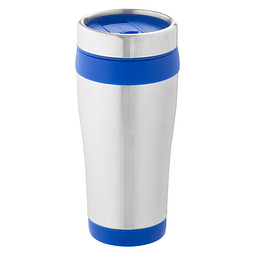 Elwood 410 ml RCS-zertifizierter Isolierbecher aus recyceltem Edelstahl, blau