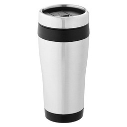 Elwood 410 ml RCS-zertifizierter Isolierbecher aus recyceltem Edelstahl, schwarz